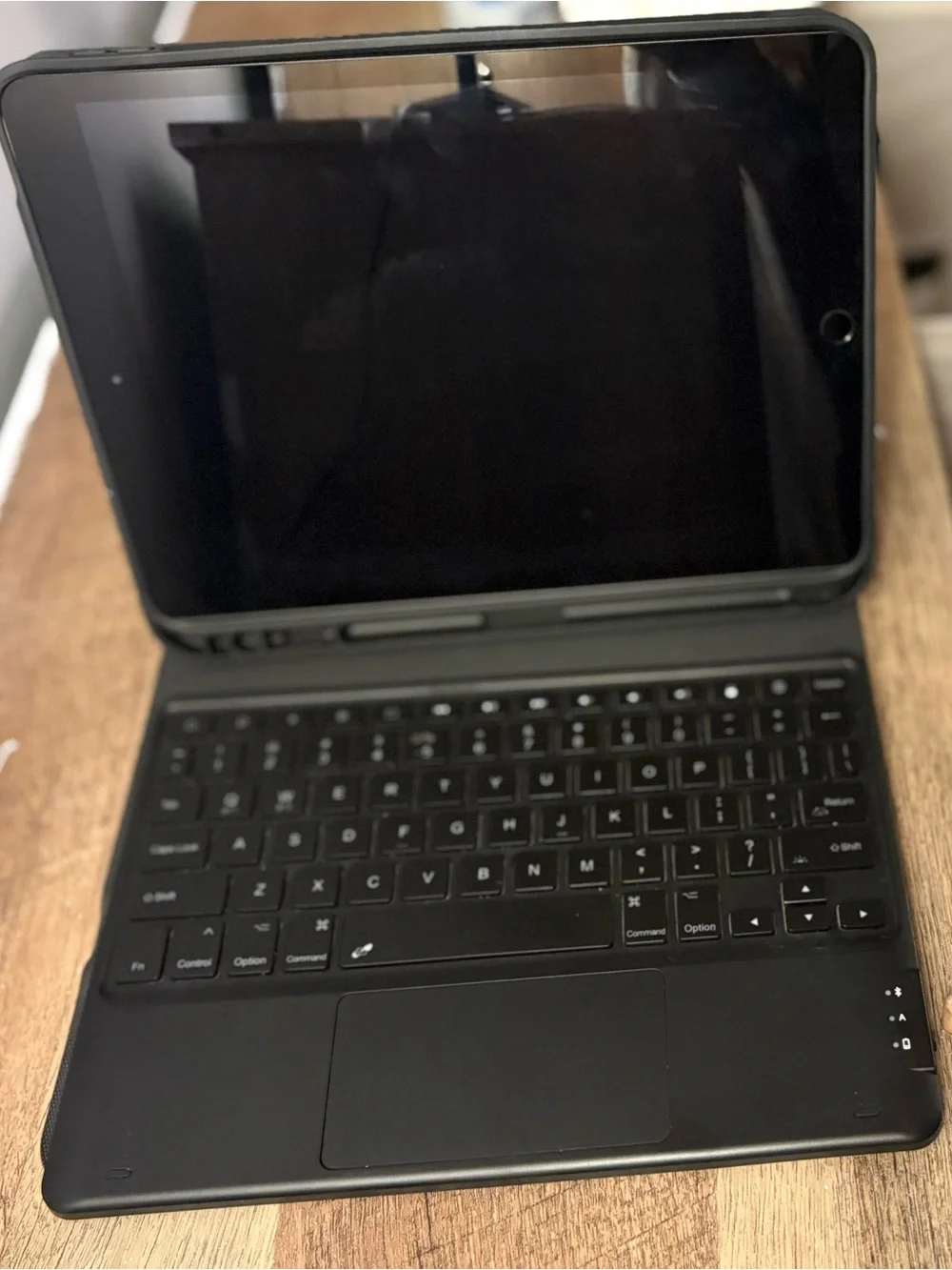 Apple iPad in Space Gray - Sleek Aluminum with Case and Bluetooth Keyboard